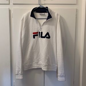 Cozy Fila quarter-zip sweatshirt
